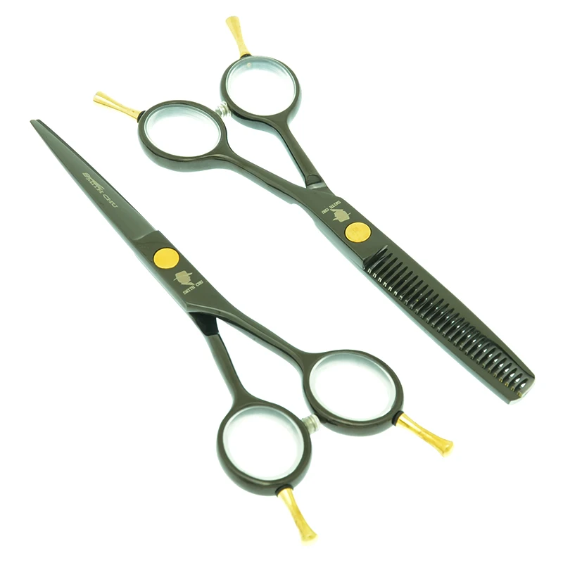 

SMITH CHU 5.5 inch Japan 440 Barber Hair Cutting Thinning Scissors Set Hair Salon Shears 440C Hairdressing Styling Tools A0004C