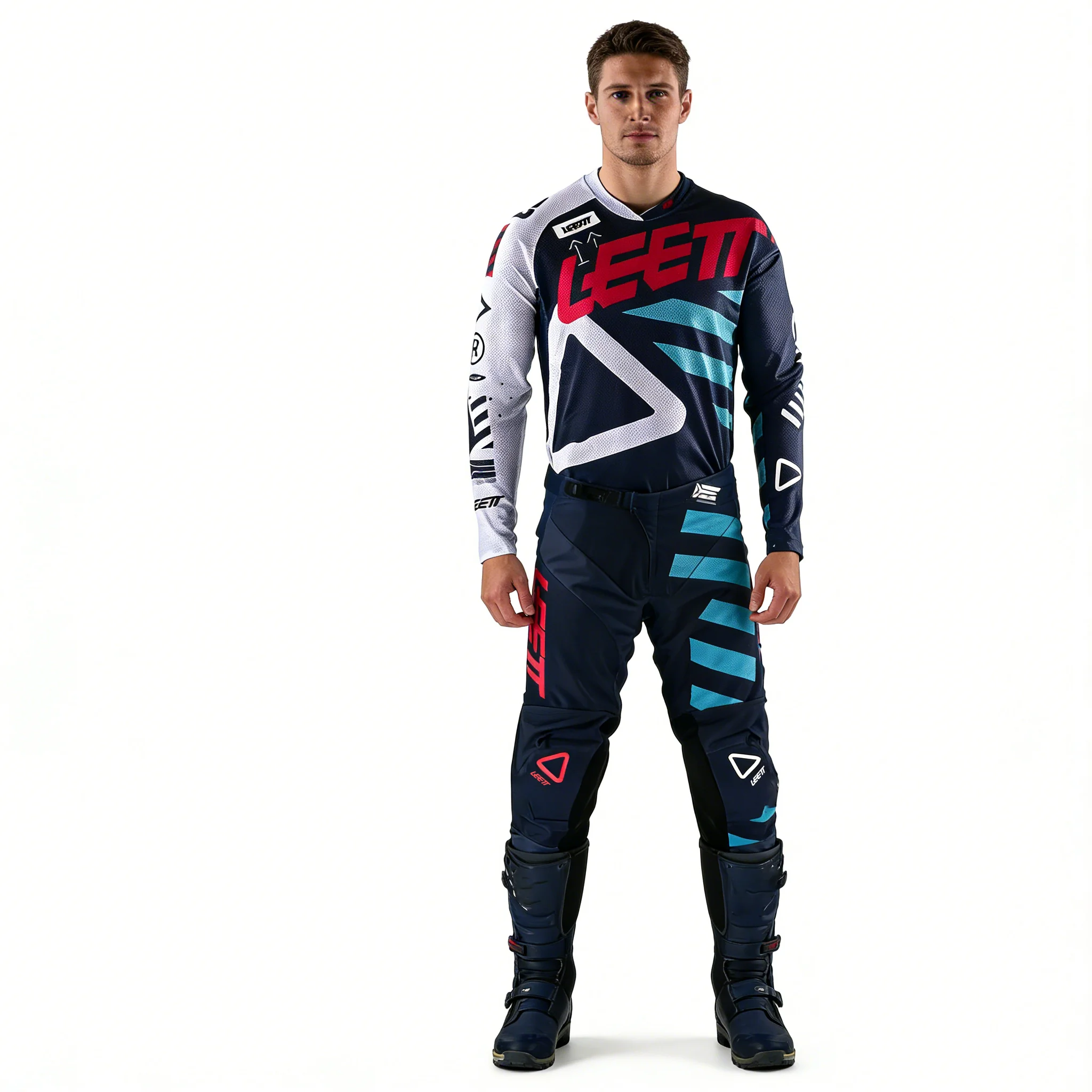 새로운 2026 LEETT MOTO 엔듀로 모토크로스 저지 및 팬츠 mx 기어 세트 오토바이 의류 mtb 카레이싱 슈트 오프로드 장비