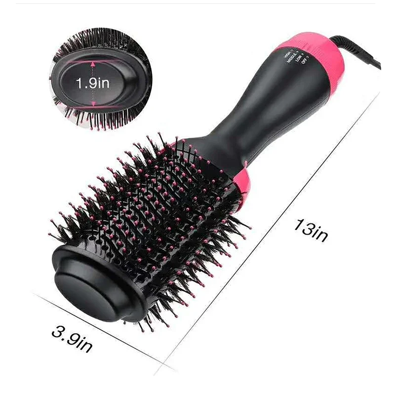 2 IN 1 Hair Dryer Straightener Curling Brush Hair Styling Tools 4