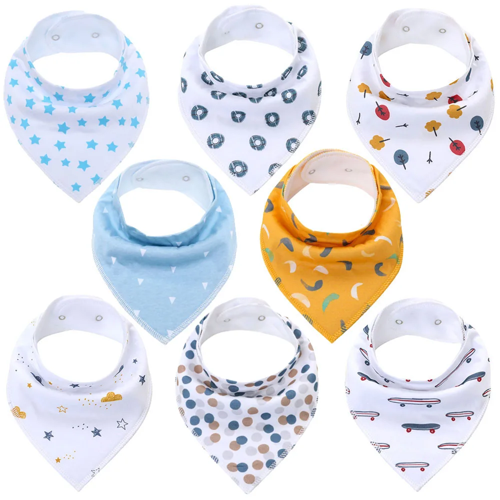 baby accessories clipart 8Pcs Civarua Kids Baby Bibs Newborn Baby Bandana Drool Bibs Super Soft Bandana Bibs for Boys & Girls 100% Organic Cotton Bibs baby accessories designer Baby Accessories