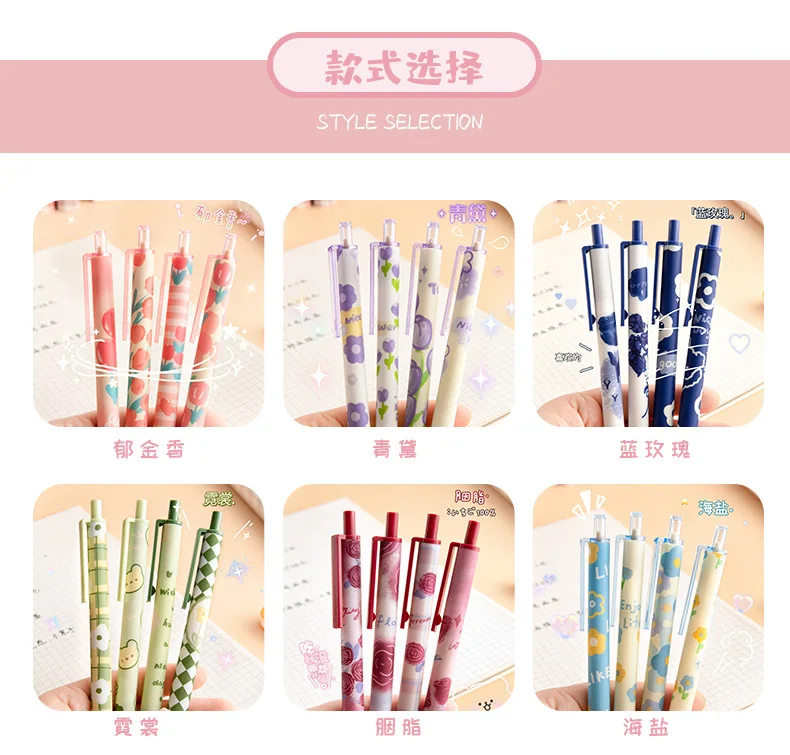 Gel Pen Cute Kawaii Gel Pen Art Supplies Korean Stationery - Temu