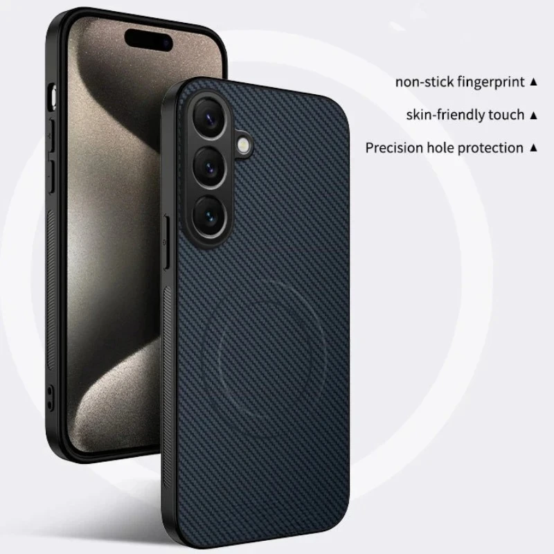 Premium Carbon Fibre Kevlar Magnetic Phone Case Cover