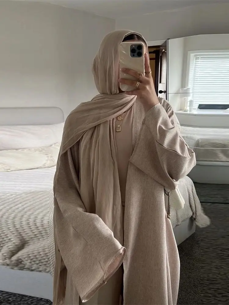 Similar Cotton Linen Batwing Kimono Abaya Dubai Islam Muslim