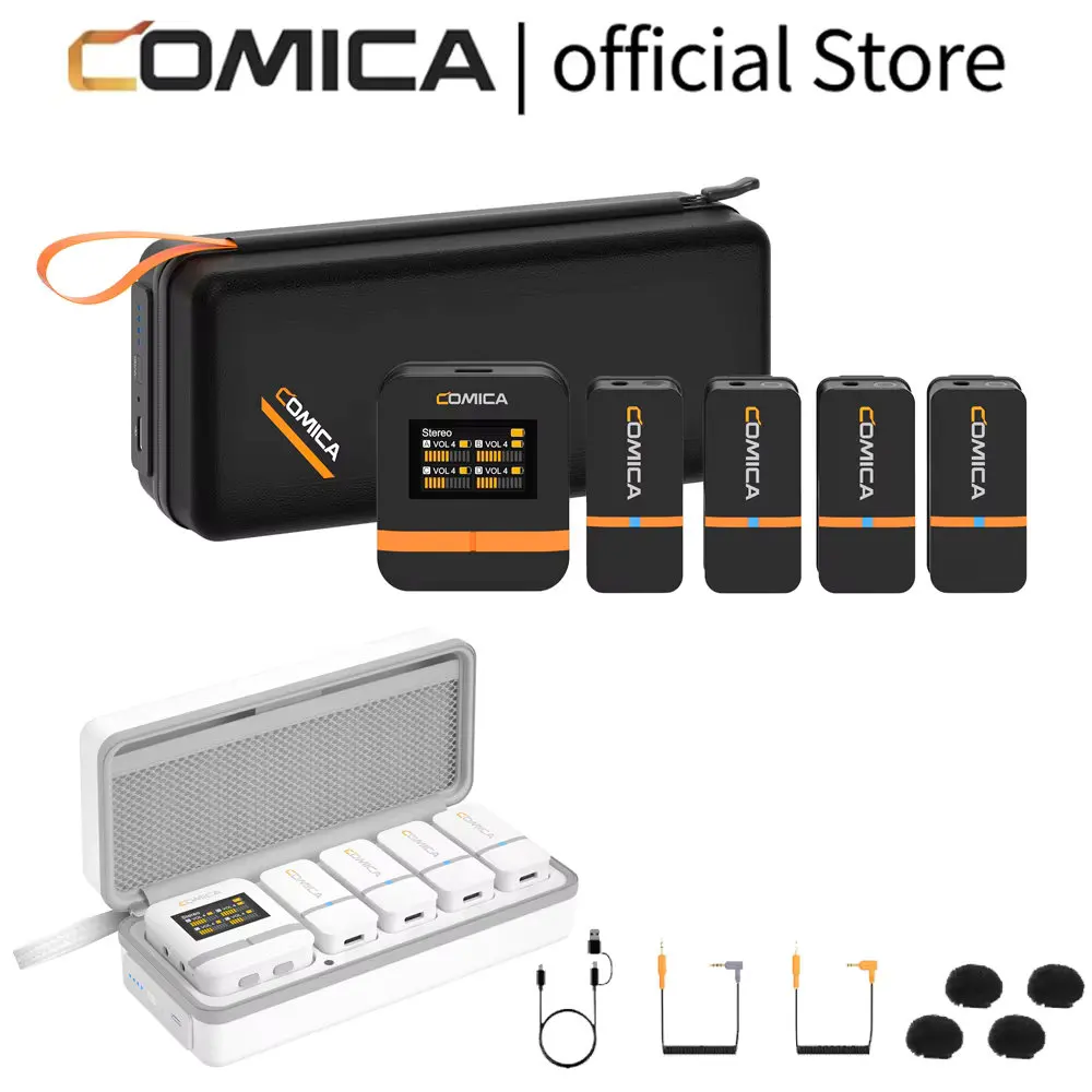 Comica Vimo Q 4chワイヤレスマイクセット COMICA Vimo Q Four-channel Mini Wireless Microphone Wireless