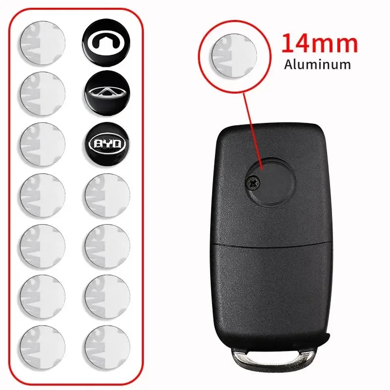 14mm Car Key Badge Emblem Replacement Car Key Sticker For Volkswagen ...