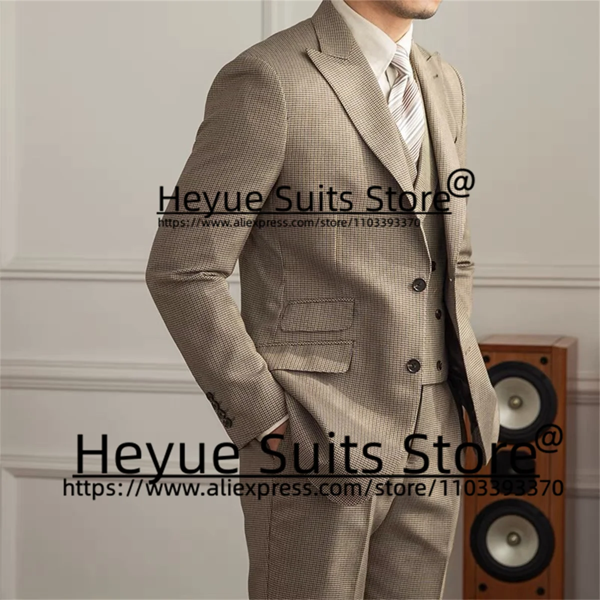 Classic Business Men Suits 2 Pieces Sets Custom Slim Fit Groom Tuxedos Blue Office Jacket+White Pants terno masculinos completo