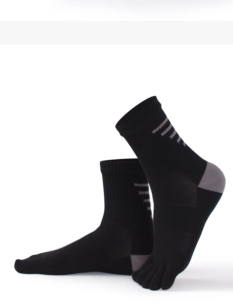 2026 Herbst Elastische Damen-Sportsocken mit Geteilter Zehenpartie Schweißabsorbierend Atmungsaktiv Weiche Baumwolle Radsocken Damen Fitness Schweißsocken – Detail 3