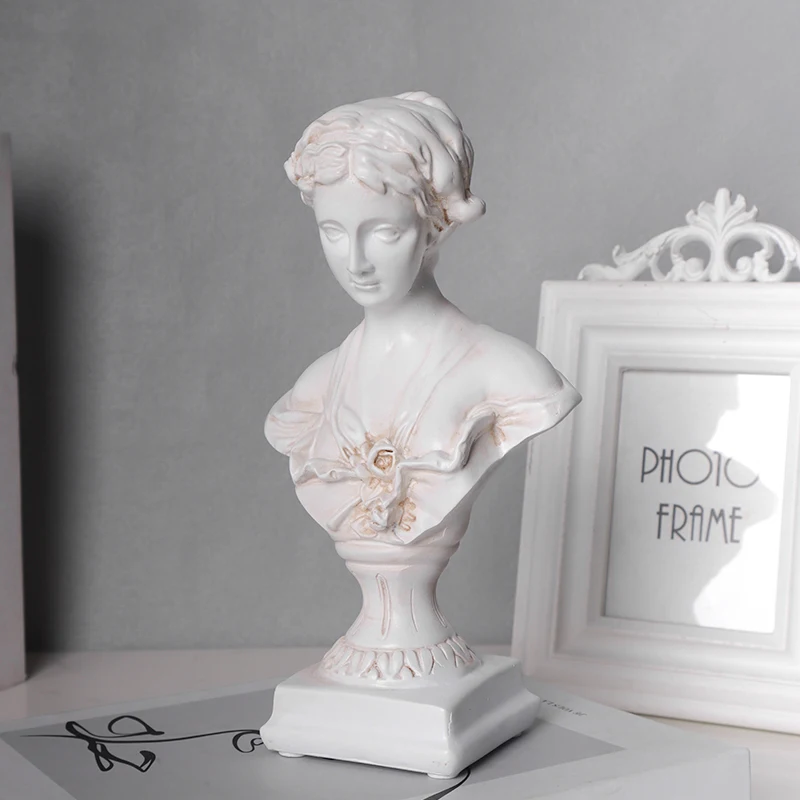Greek Style Bust Statues for Artistic Decor and Home Accents