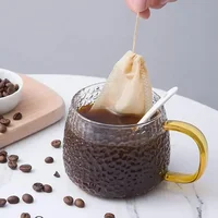 500/50pcs Disposable Tea Bags Non-woven Fabric Tea Filter Bag with Drawstring for Coffee Spice Teabags Filters Kitchen Teaware 4