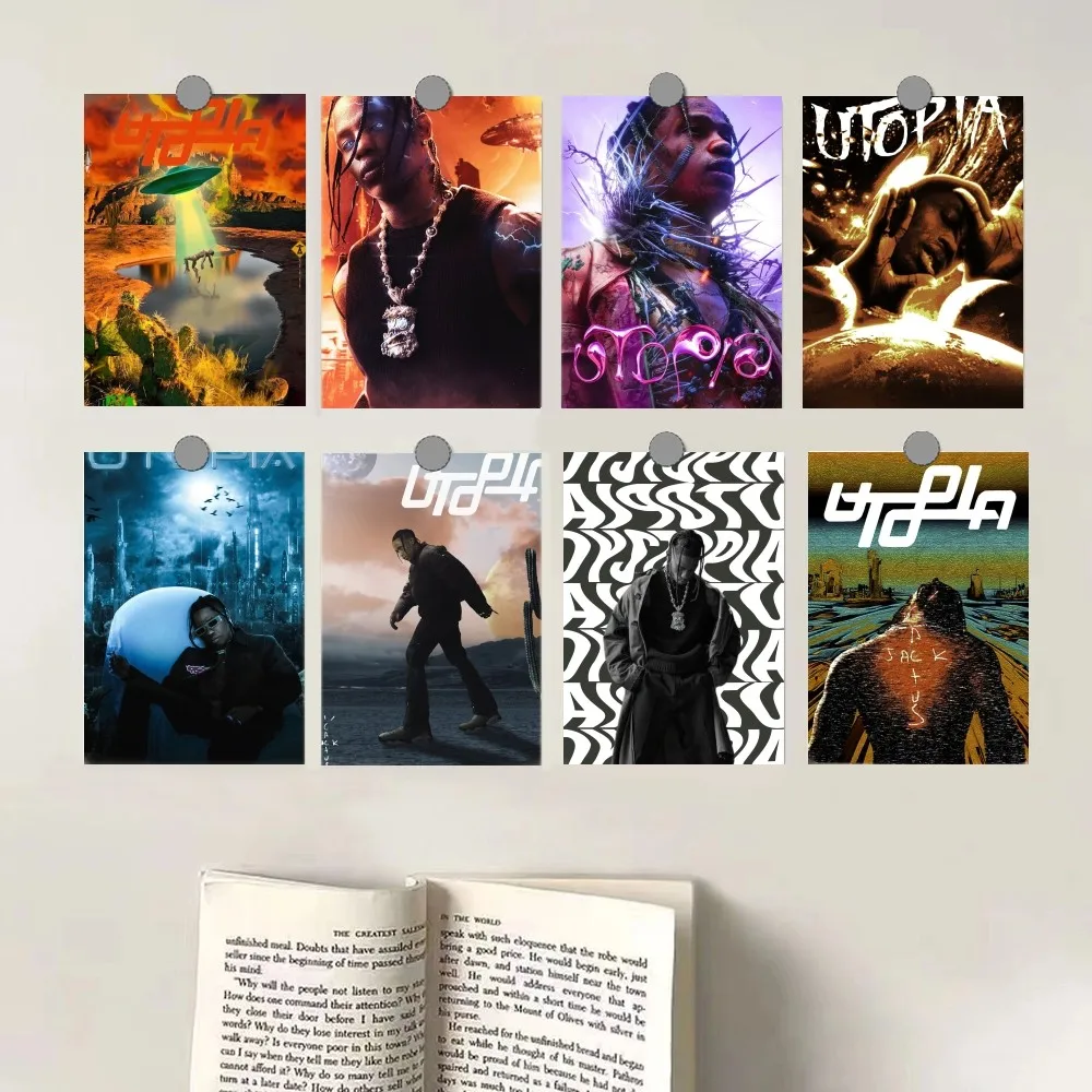Hot Singer Travis Scott Utopia Poster Canvas Hd Print Personalizzato Wall Art Pittura Personalizzata