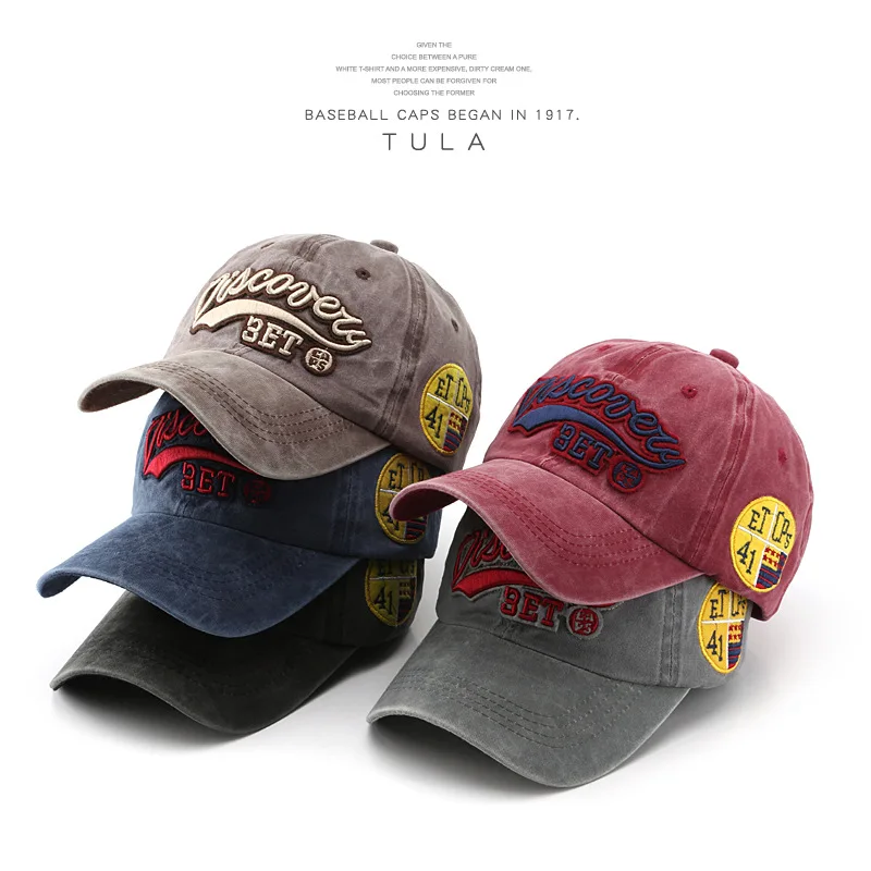 

Fashion & Trend Do the Old Cowboy Letters Embroidered Peaked Cap Spring and Autumn Outdoor Sun Protection Hat for Women