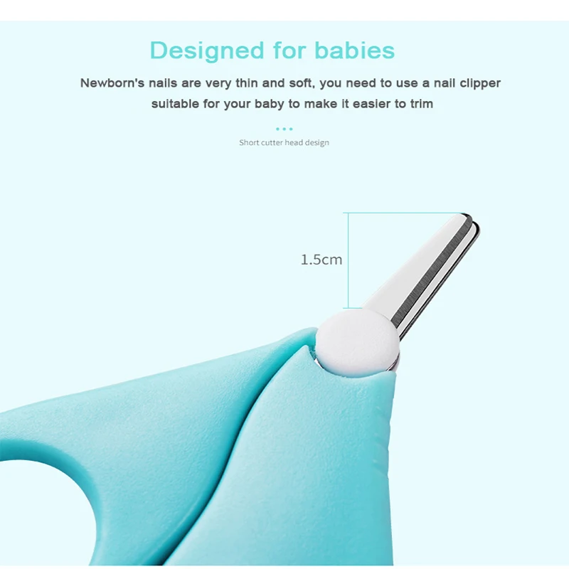 Nail Clipper Newborn Baby Safety Nail Clippers Scissors Cutter Convenient Daily Baby Nail Shell Shear Manicure Tool Scissors Tool