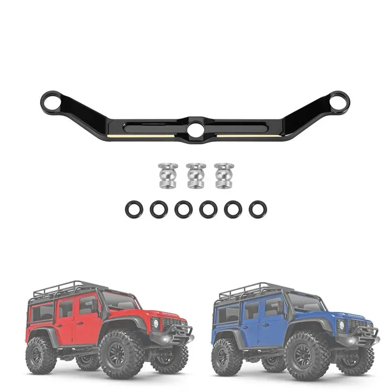 황동 스티어링 링크 스티어링 로드 9748 Traxxas TRX4M TRX-4M 1/18 RC 크롤러 자동차 업그레이드 부품 액세서리 키트-AEF7