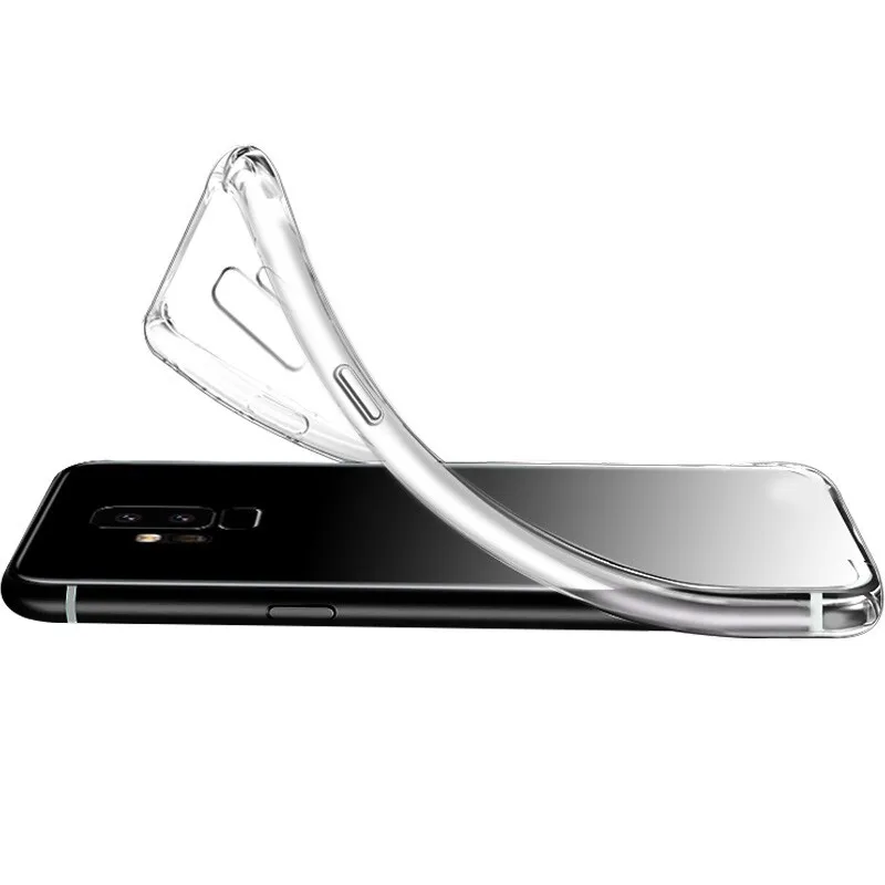 Premium Clear Silicone Soft Back Phone Case - Anti-Knock Protection