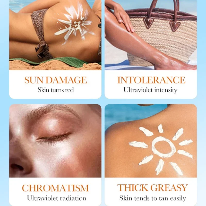 Anti-UV/UVB Repair Isolation Sunscreen Whitening Waterproof Sweatproof SPF50+PA+++ 50g