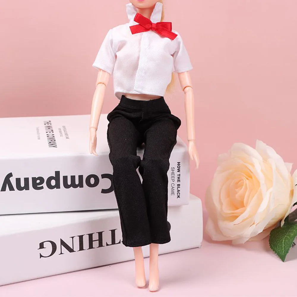30 cm Doll Clothes Multistyles Doll Mini T-shirt Skirts Doll Accessories Navy Style Clothes for 1/6 Doll Kids DIY Gift Toys 4