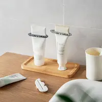 Reduce Waste Toothpaste Tube Squeezer Durable Easy Carry Dispenser Toothpaste Clip ABS Compact Shape Squeeze Tool Kitchen 2