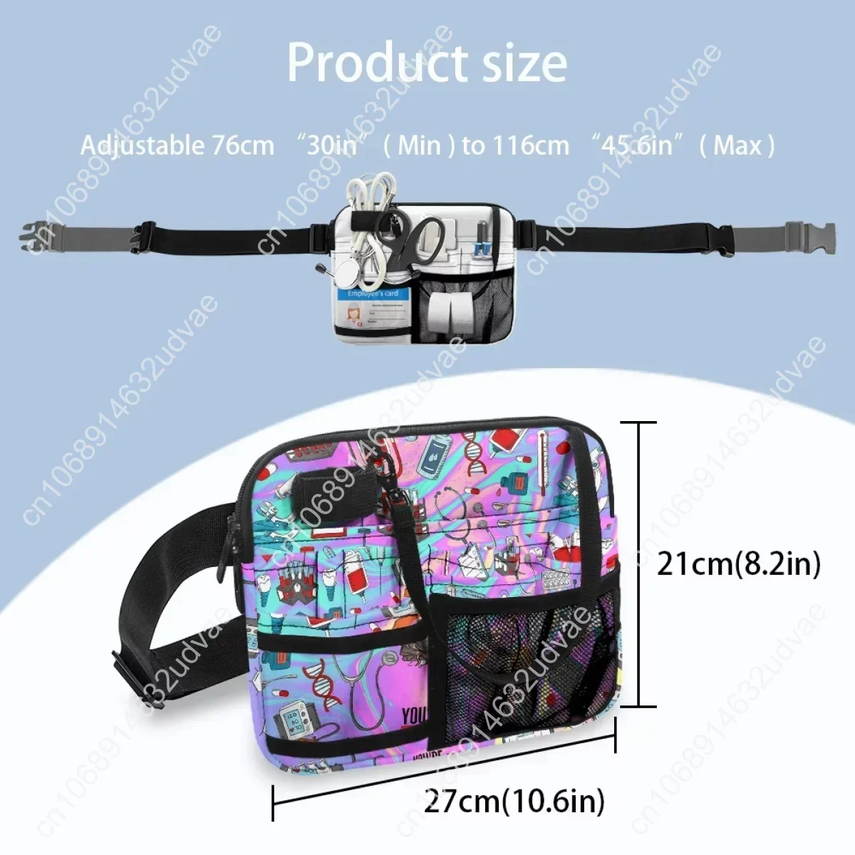 Adjustable Medical Pack Practical Nursing Belt Organizer Care Tool Pouch Women Portable Fanny Pack Emergency Supplies Sac Femme