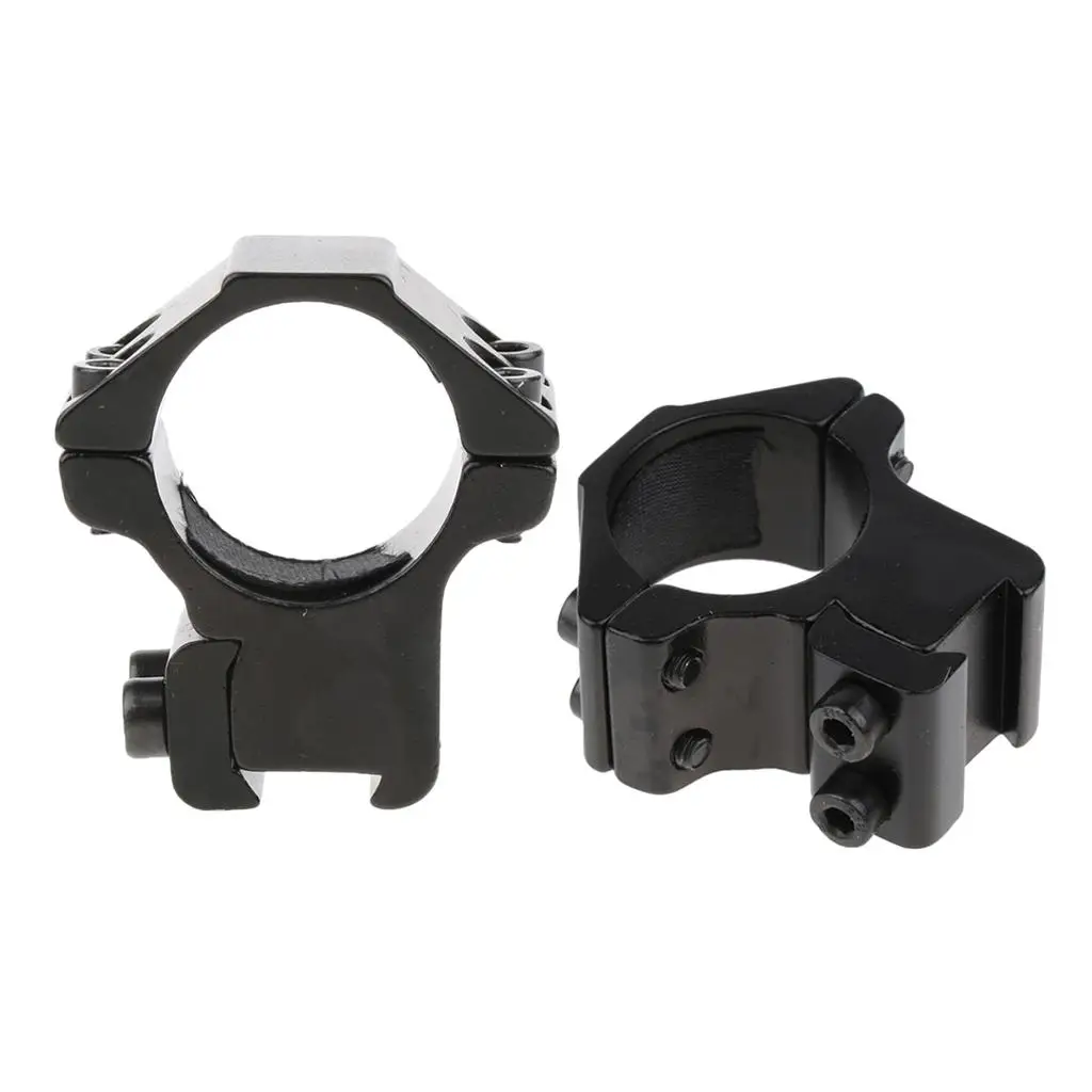 스코프 마운트 홀더 풀 메탈 브래킷 링 클램프 로우 프로파일 25.4mm 도브테일 레일 액세서리 (촬영용)