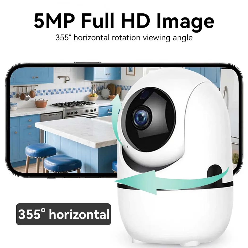5MP Wifi IP Camera o-kam pro Smart Home Auto Tracking 1620P Full Night Vision Network Wireless CCTV Video Baby Security Camera 3