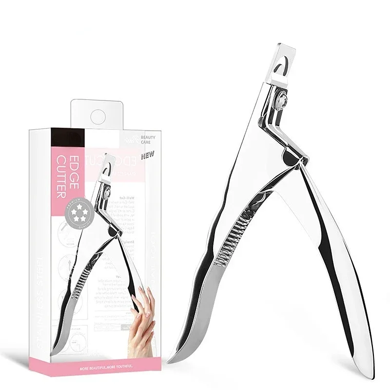 Fake Nail Cutter Professional Nail Clippers Straight Edge Acrylic Clipper Tips Manicure Cutter Guillotine Cut False Nails nail clipper nail clippers manicure nail clipper set nail clipper set nail clippers kit