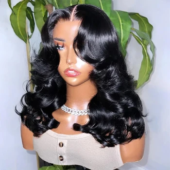 Bob Wig 13x4 Body Wave Glueless Wig Human Hair Brazilian Ready To Wear 7x5 Lace Frontal Wig Pre Cut No Glue For Women Preplucked 1
