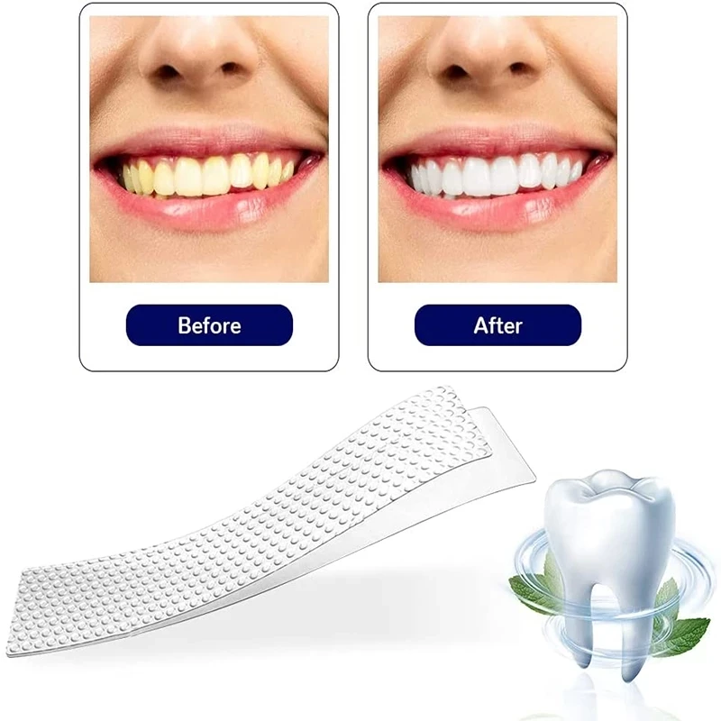 Teeth Whitening Strips 5D Whitening Teeth Stickers 7/14 Pairs Gel Whitening Strips Stain Removal Oral Hygiene Care Strip Dental Bleaching Tools Teeth