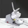 Ice Snow Cone Maker Antisplash Stainless Steel Food-grade Snow Cone Machine Snow Cone Maker Machine Sturdy Electric Ice Crusher 3