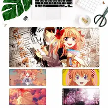 Brand Monthly Girls Nozaki-kun Mouse Pad PC Laptop Gamer Mousepad Anime Antislip Mat Keyboard Desk Mat For Overwatch/CS GO