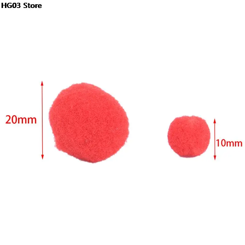100Pcs/lot 10/20mm DIY Soft Pompoms Balls Kids Toys Wedding Decoration Round Felt Balls Pom Poms Craft Sewing Accessories
