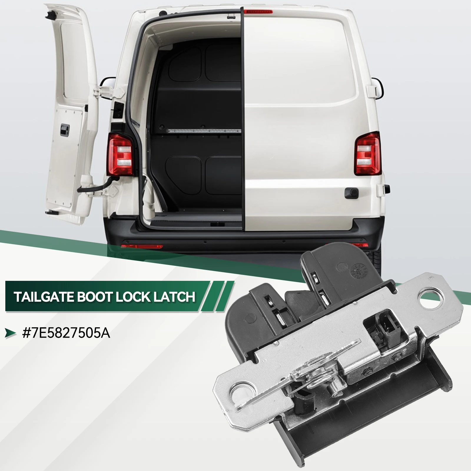 VW Transporter T5 2003-ON Campmob 2010-ON Tailgate Boot Lock Latch Mechanism 7E5827505B 7E5827505A 7E5827505C 7E5827505D