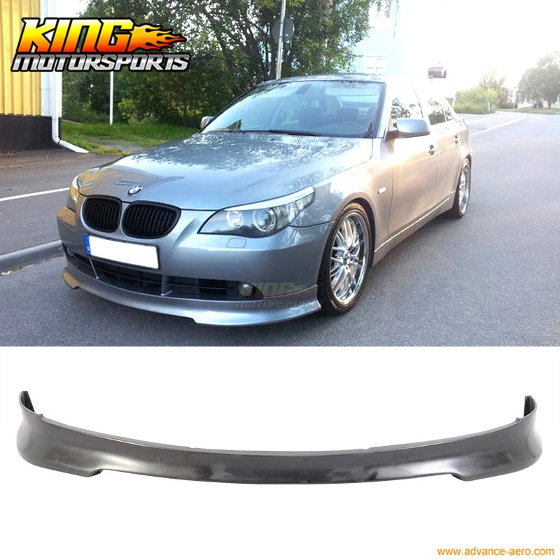 Fit For 04 07 BMW E60 5 Series 535I 545I 550I C Type Front Bumper Lip Spoiler npainted PU Global
