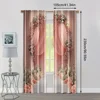 2pcs, Curtains&Drapes 2D print Romantic Gentle Style Fabric (without rod) Decorations For Home Use for Living Room, Bedroom, 4