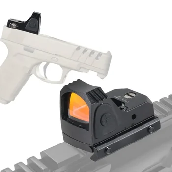 Mini Glock Gun Red Dot Sight Tactical Hunting Rifle Reflex Sight for Airsoft Holographic Shooting AR15 M4 Optics Scope 20mm 6