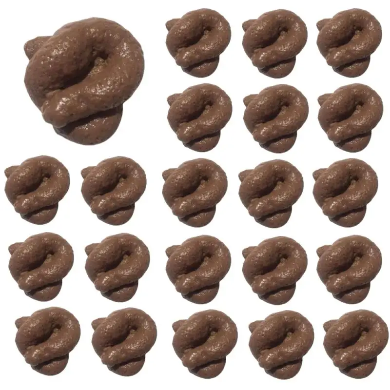 Realistic Shit Gift Funny Toys Fake Poop Piece Of Shit Prank Antistress Gadget Squishy Toys Joke Tricky Turd Mischief 1PCS