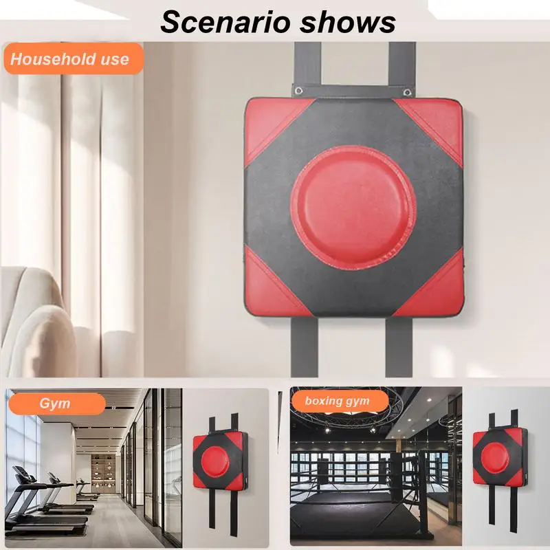 Wall Punching Pad Boxing Target Blocking Pad Wall-Mounted Taekwondo Training Sandbags Fighting Gear Living Room Household