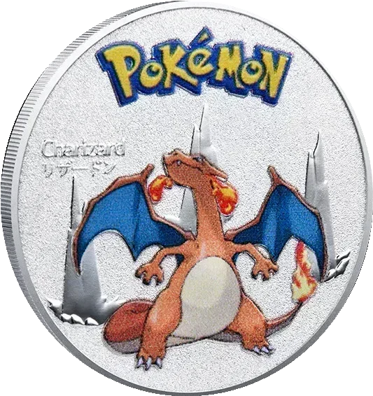 新しいポケモンゴールドコインメタルセットピカチュウリザードン記念