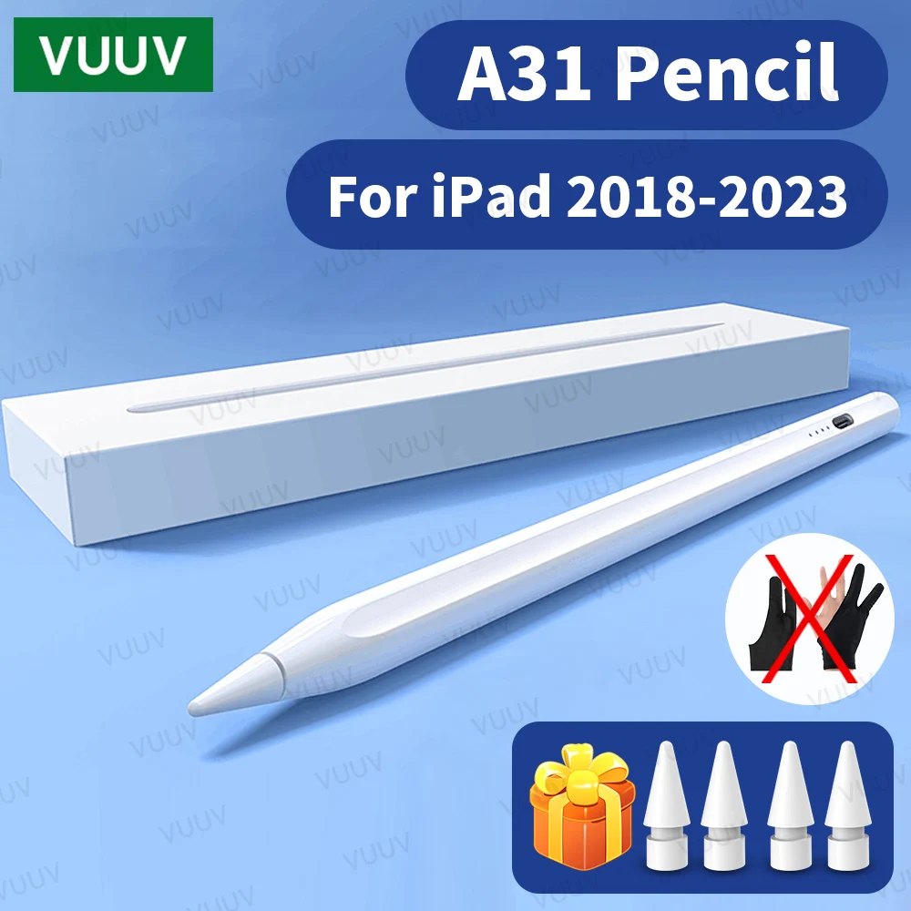 A31StylusPenForiPadPenApplePencil21PalmRejectionPower