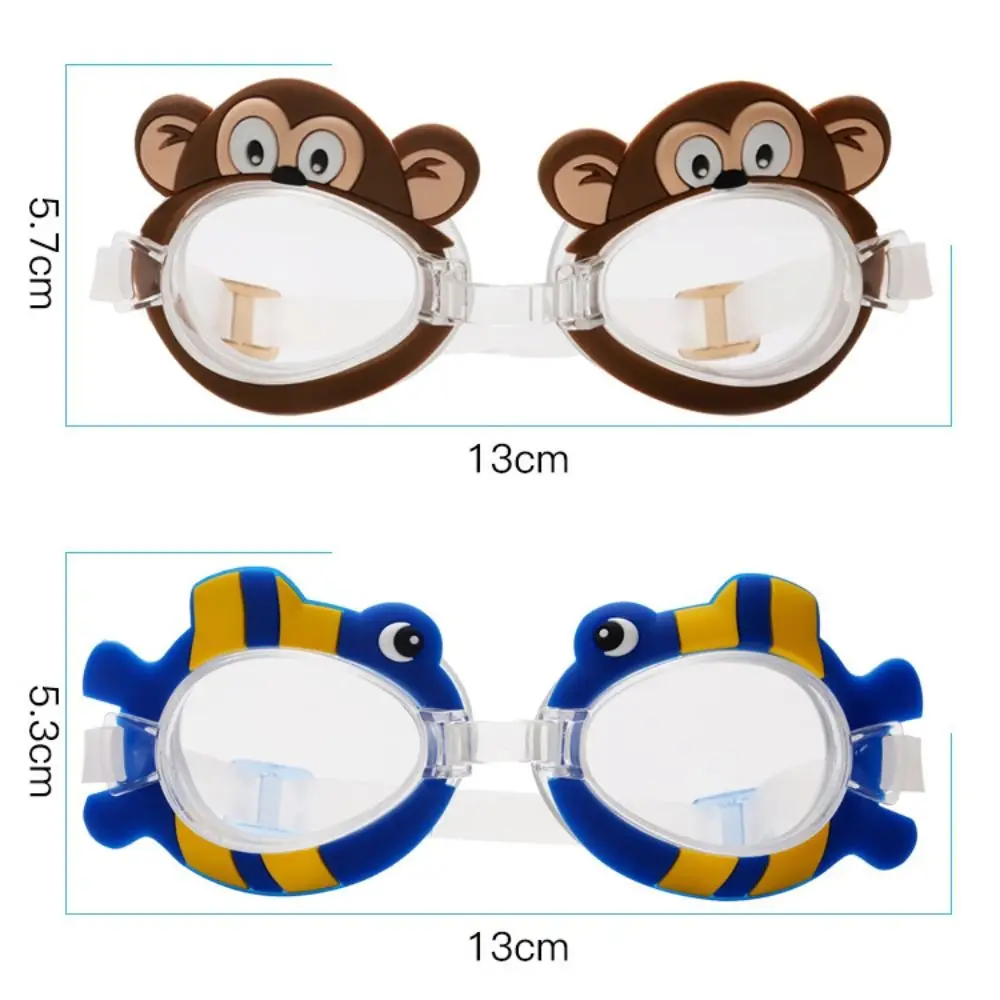 Silicone Kids Anti Fog Swimming Glasses Diving Surfing Goggles Cute Cartoon Boys Girls Bathing Summer Swim Eye Wear 6