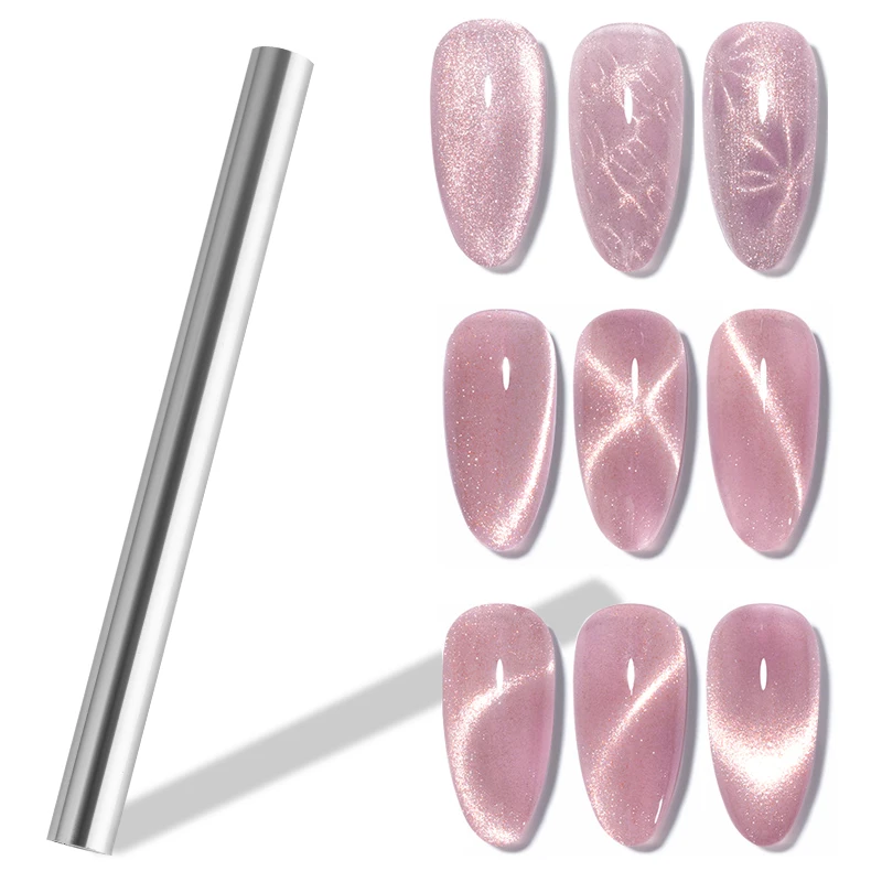 

Cat Eyes Magnet Strong Effect Magnetic Cylindrical Stick UV Gel Polishing French Multi-function Magnetic Pen Manicure Tool