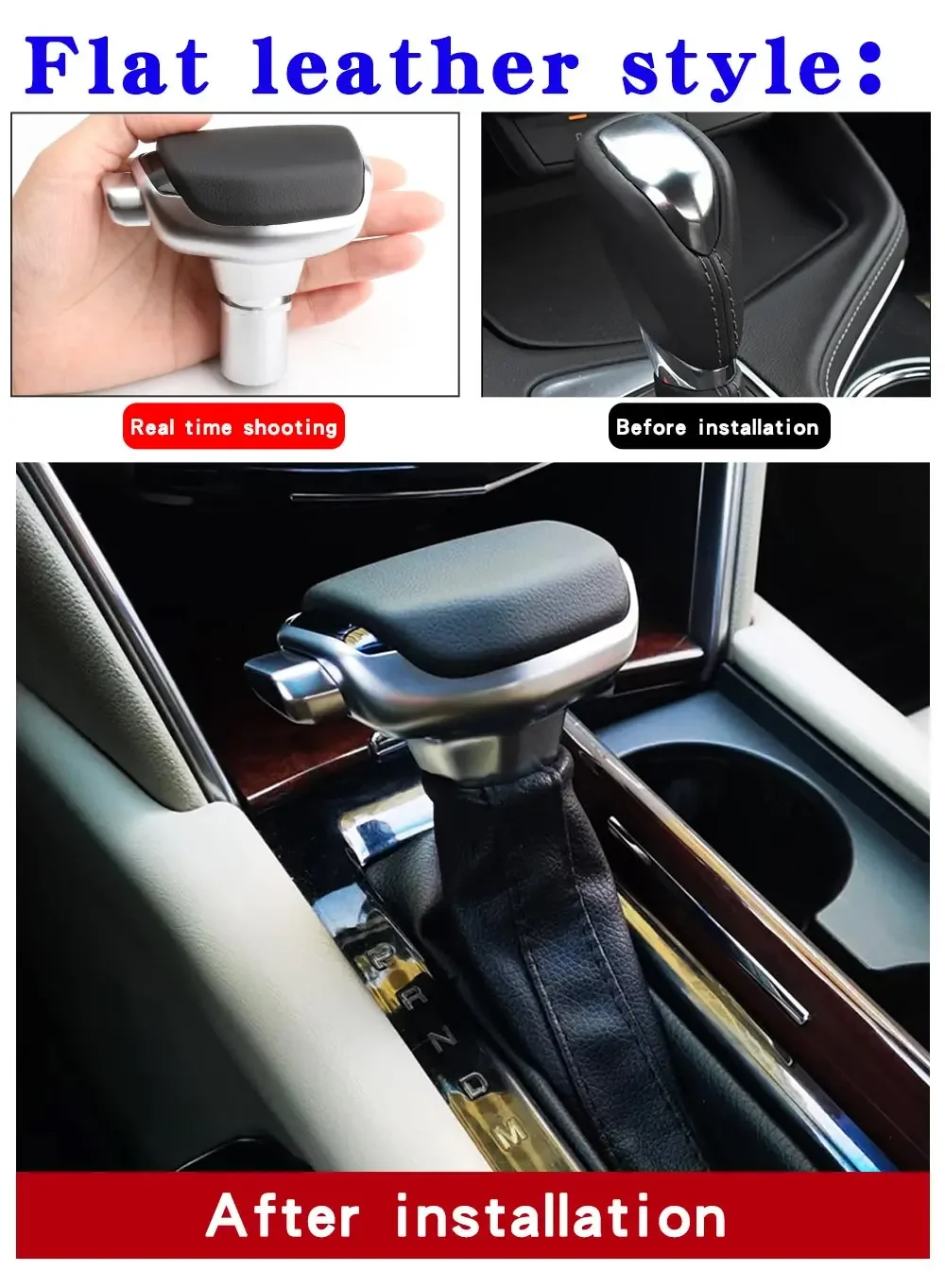 For Cadillac ATS XTS CT4 CTS SLS SRX Gear Shift Knob Head Shift Lever Gearbox Le