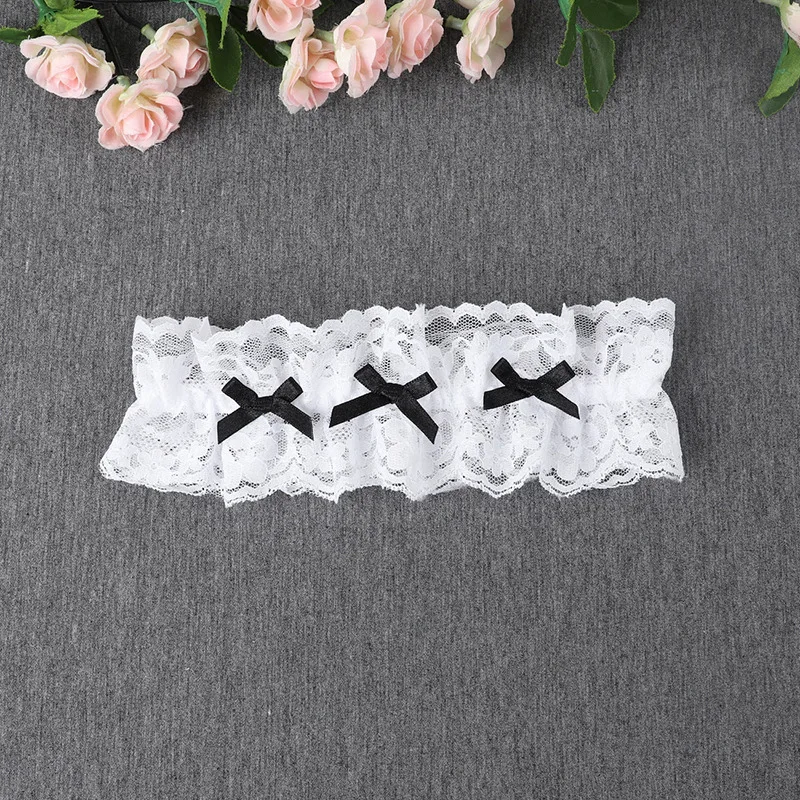 New Fashion Bow Lace Wedding Garter Toss Garter Wedding Garter Belt Bridal Lingerie White Garter Wedding Accessories