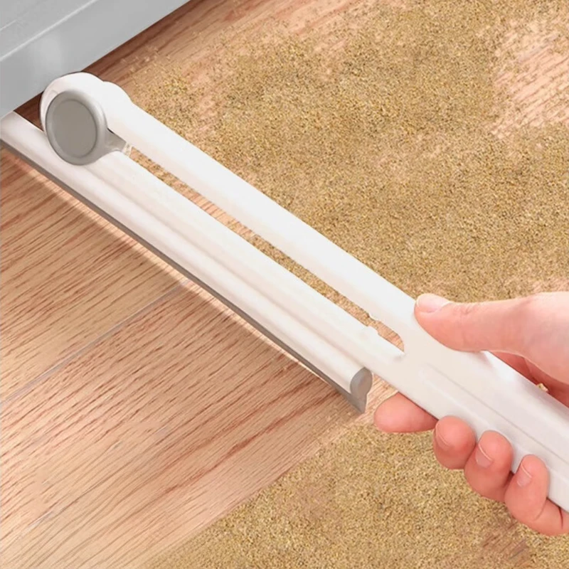 Glass Wiper Household Folding White Wiper Silicone Scraper Washing Wiper Glass Clean Floor Window Glass Cleaning Tool Water Wall 2