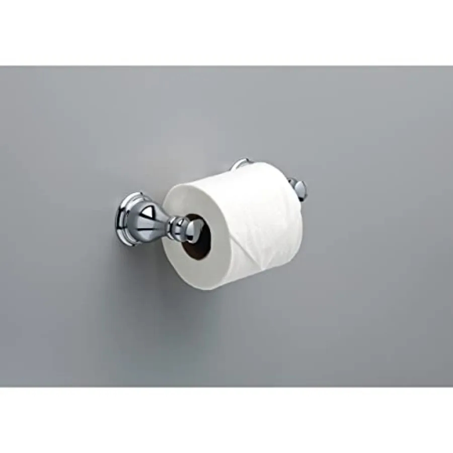Polished Chrome Wall Mount Toilet Paper Holder