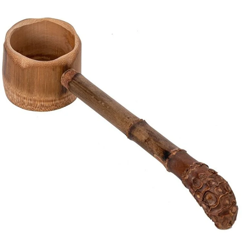 Japanese style tea spoon tea ceremony bamboo water ladle bamboo spoon set accessories long style