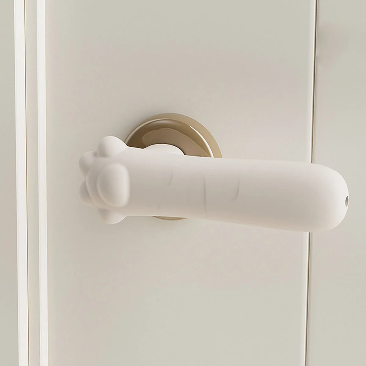 Silicone Cat Paw Door Handle Protective Cover Door Handle Protector Christmas Halloween Thanksgiving Day Easter 1pc door handles