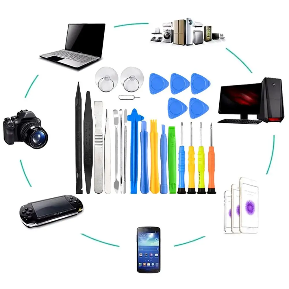 Plastic Mobile Phone Repair Tool Kit for iPhone iPad Screen Disassembly