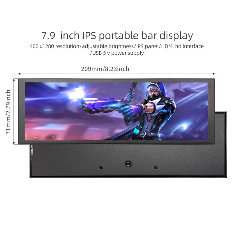 ̴ ޴ , PC      ÷, ġ ũ , 7.9 ġ IPS 400x1280