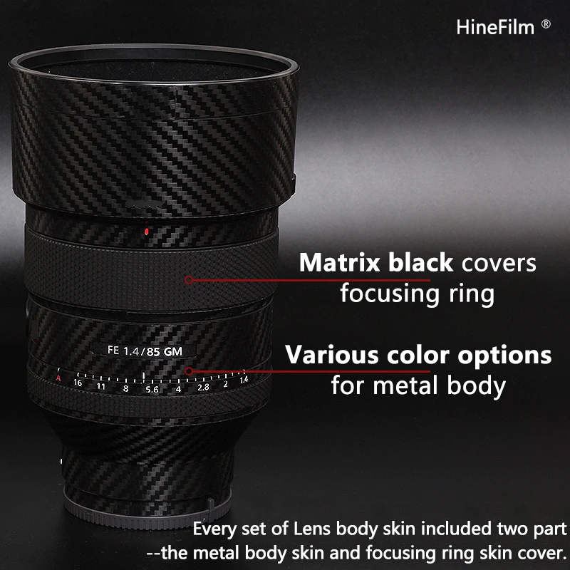 decalque, Anti-Scratch Wrap Cover Film, Sony FE85mm F1.4 GM, SEL85F14GM, 1.4GM