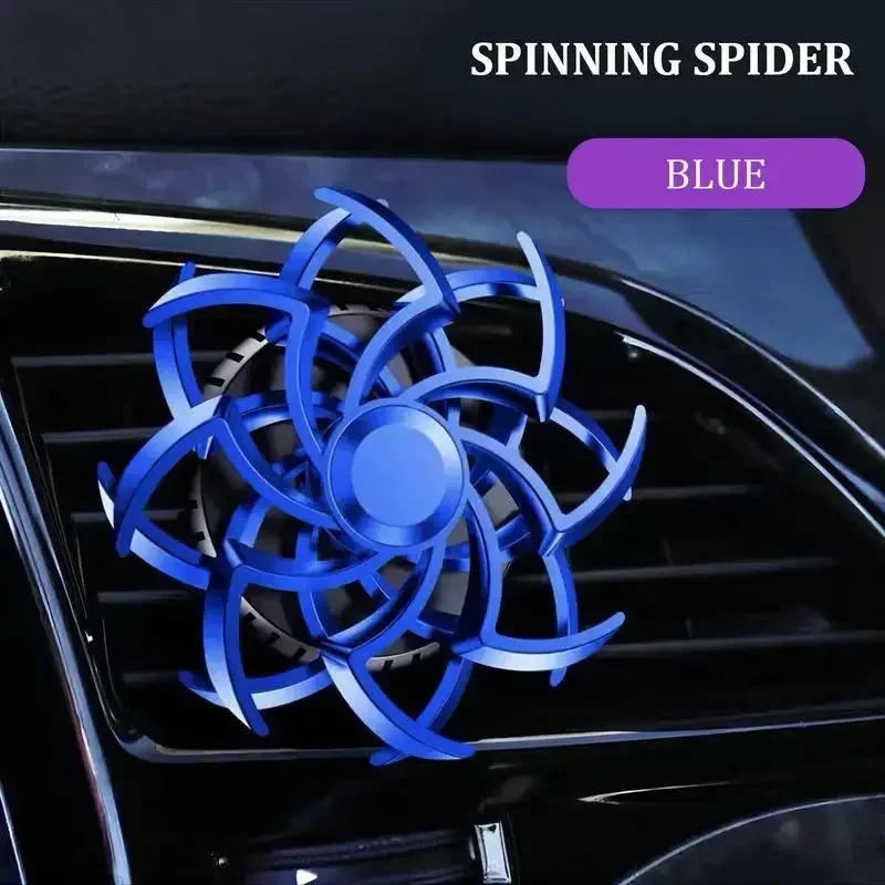 New Car Conditioning Air Outlet Aromatherapy Clip Luxury Spider Auto Fragrance Bidirectional Rotation Perfume Deodoran Diffuser